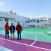 Renovada la pista deportiva del CEIP María Teresa León