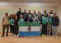 Margarita del Cid recibe al Club de Atletismo de Torremolinos tras proclamarse campeón de Málaga