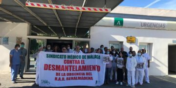 Los médicos vuelven a concentrarse por el «desmantelamiento» de urgencias del hospital de Benalmádena