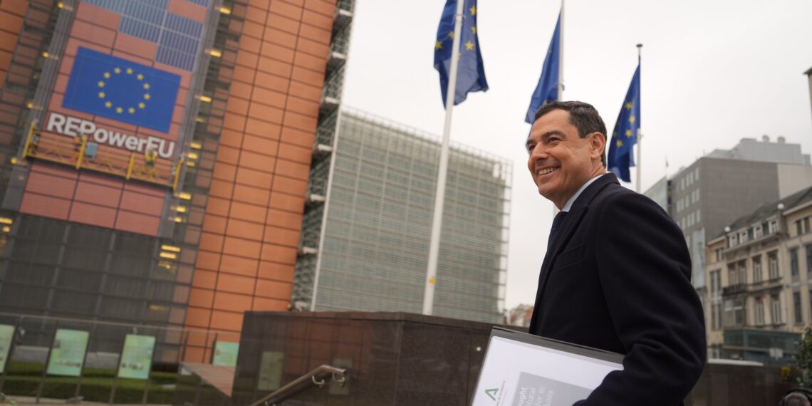 Moreno pide a Europa que active el Fondo de Solidaridad por la grave sequía de Andalucía