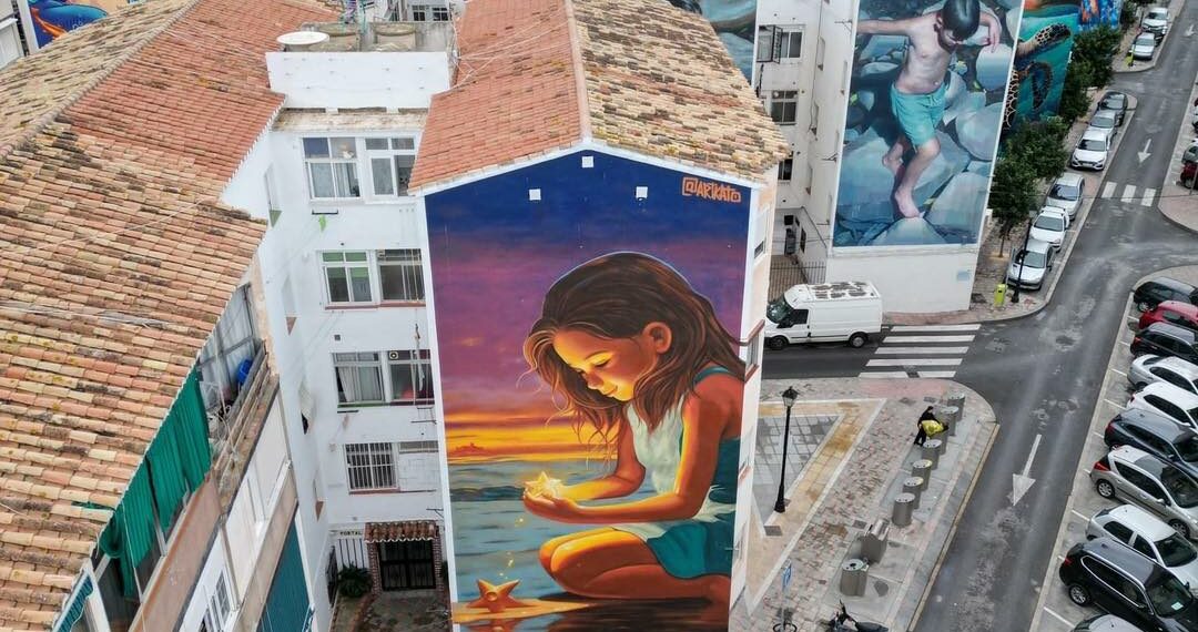 Un mural de Fuengirola seleccionado entre los mejores grafitis del mundo