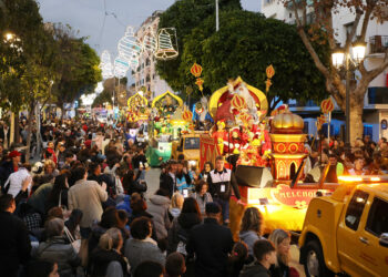 Los Reyes Magos de Oriente repartirán mañana más de 23.000 kilos de caramelos sin gluten en Marbella
