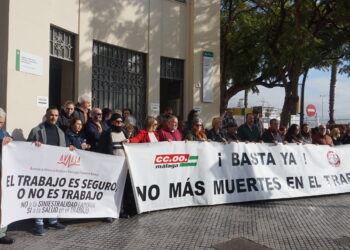 Condenan el accidente mortal ocurrido ayer en una obra de Estepona: «Esto es una lacra»