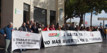 Condenan el accidente mortal ocurrido ayer en una obra de Estepona: «Esto es una lacra»