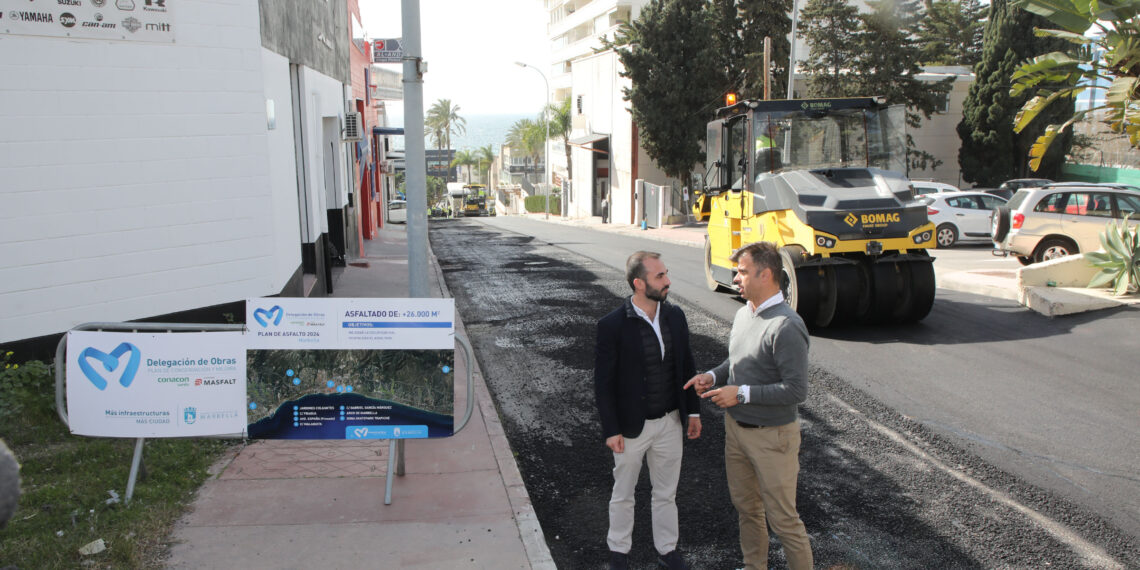 Nuevo Plan de Asfalto para mejorar más de 26.000 metros cuadrados de firme en Marbella, Nueva Andalucía y Las Chapas