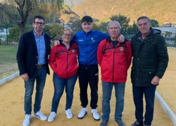 Inauguradas las dos nuevas pistas de petanca de Benahavís