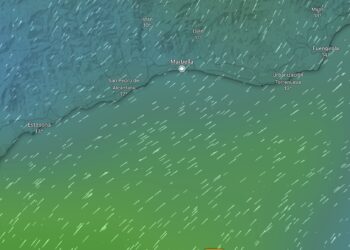 La Costa del Sol recibirá copiosas lluvias a partir del jueves