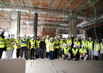 Evolucionan a buen ritmo las obras de construcción del nuevo  del nuevo hospital de día Oncohematológico del Clínico de Málaga
