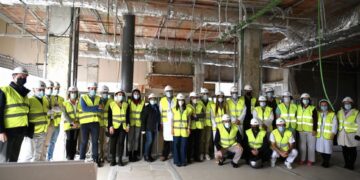 Evolucionan a buen ritmo las obras de construcción del nuevo  del nuevo hospital de día Oncohematológico del Clínico de Málaga