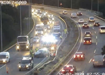 Al menos un herido en un accidente en la A-7 en la entrada de Estepona