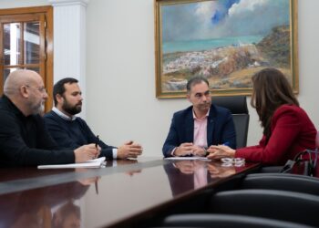 Lara y el edil de Agua mantienen una reunión de trabajo con Acosol para abordar las medidas para ahorrar agua
