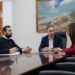 Lara y el edil de Agua mantienen una reunión de trabajo con Acosol para abordar las medidas para ahorrar agua