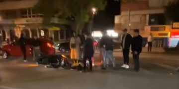 Trasladado al hospital un motorista herido tras colisionar con un turismo en Marbella