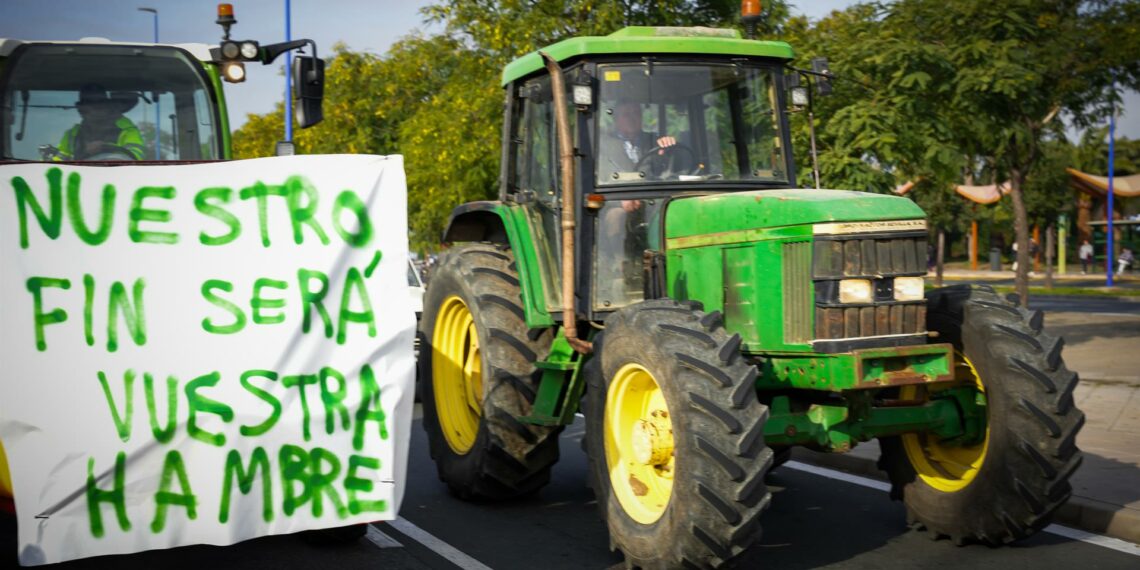 El campo andaluz sigue esta semana su calendario de protestas