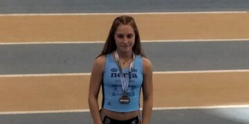 La casareña Daira Mº García Navas gana el bronce en el campeonato de Andalucía de Atletismo Pista Cubierta