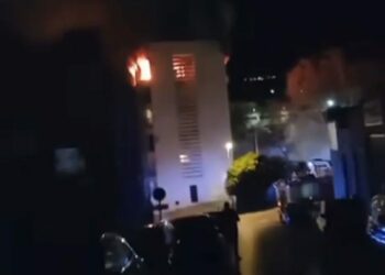 Arde una vivienda en las Albarizas de Marbella