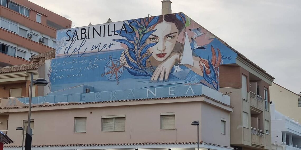 Un mural de la manilveña María José Gil incluido en el mayor catálogo de arte urbano del mundo