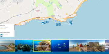 La Senda Litoral actualiza su web incluyendo zonas de interés para el buceo y recursos turísticos
