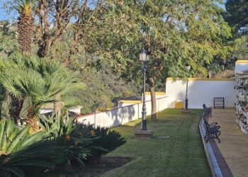 Obras de ampliación del cementerio municipal de Benahavís