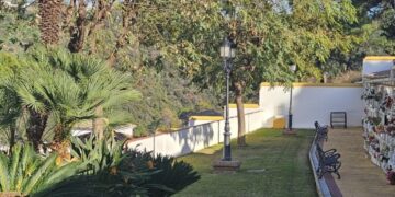 Obras de ampliación del cementerio municipal de Benahavís