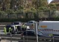 Fuerte accidente en Marbella: Tres turismos colisionan en la A-7 provocando varios heridos