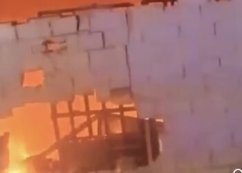 Arde un local de almacenaje de material en Cancelada, Estepona