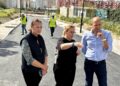 Las obras de ampliación del acceso al Centro de Salud de Los Pacos por calle Los Vecinos afrontan su recta final
