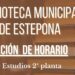 La Biblioteca Municipal abrirá sábados y domingos para la preparación de oposiciones y exámenes de fin de curso y de selectividad
