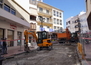 Los trabajos para integrar la calle Terraza en el eje peatonal del casco histórico se reducen a 6 meses