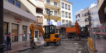 Los trabajos para integrar la calle Terraza en el eje peatonal del casco histórico se reducen a 6 meses
