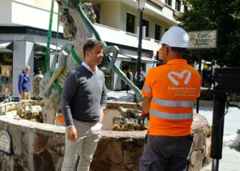 Marbella rehabilita la ‘Fuente del Caballo’ para modernizar y mejorar su estética y su eficiencia