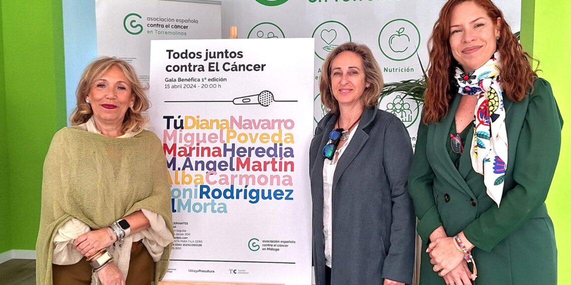 Torremolinos se suma a la celebración de una gala a beneficio de la AECC con Miguel Poveda, Diana Navarro y Marina Heredia