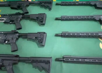 Desarticulado un entramado de compraventa de armas destinado al narcotráfico en Málaga y Granada