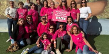 La marcha de Bandera Rosa recauda 16 mil euros para la investigación del cáncer