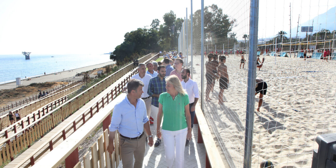 El Ayuntamiento de Marbella abre el parque del Mediterráneo para el uso de los deportistas y ciudadanos