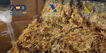 Desarticulada una organización dedicada al contrabando de tabaco con más de 12 toneladas de picadura y precursores