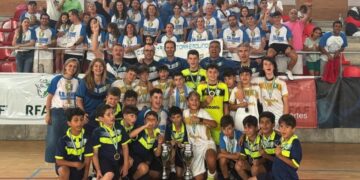 El benjamín y el alevín del Playas de Torremolinos conquistan el Campeonato de Andalucía de fútbol sala