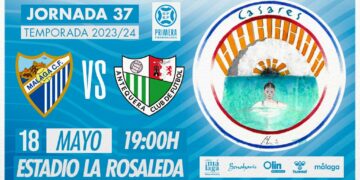 Los baños de la Hedionda de Casares protagonizarán el próximo partido del Málaga CF