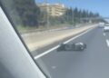 Un motorista herido al salirse de la vía en la A7 a su paso por Marbella