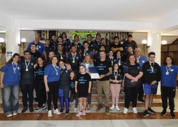 Muñoz felicita al Club Marbella Juega de deporte adaptado por sus éxitos deportivos en el reciente Campeonato de Andalucía de Baloncesto