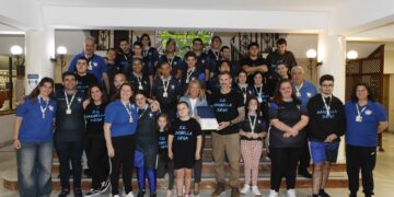 Muñoz felicita al Club Marbella Juega de deporte adaptado por sus éxitos deportivos en el reciente Campeonato de Andalucía de Baloncesto