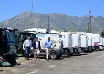 Marbella inicia la renovación de 150 vehículos para la delegación de Limpieza y Residuos Sólidos Urbanos