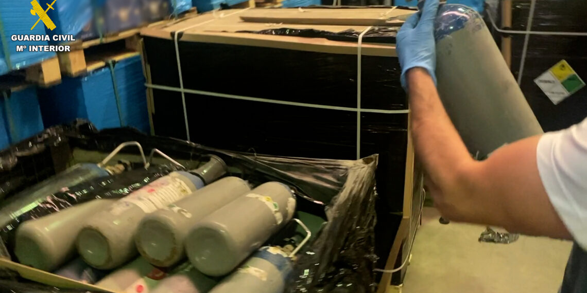 Realizada la mayor aprehensión en Europa de óxido nitroso “gas de la risa”