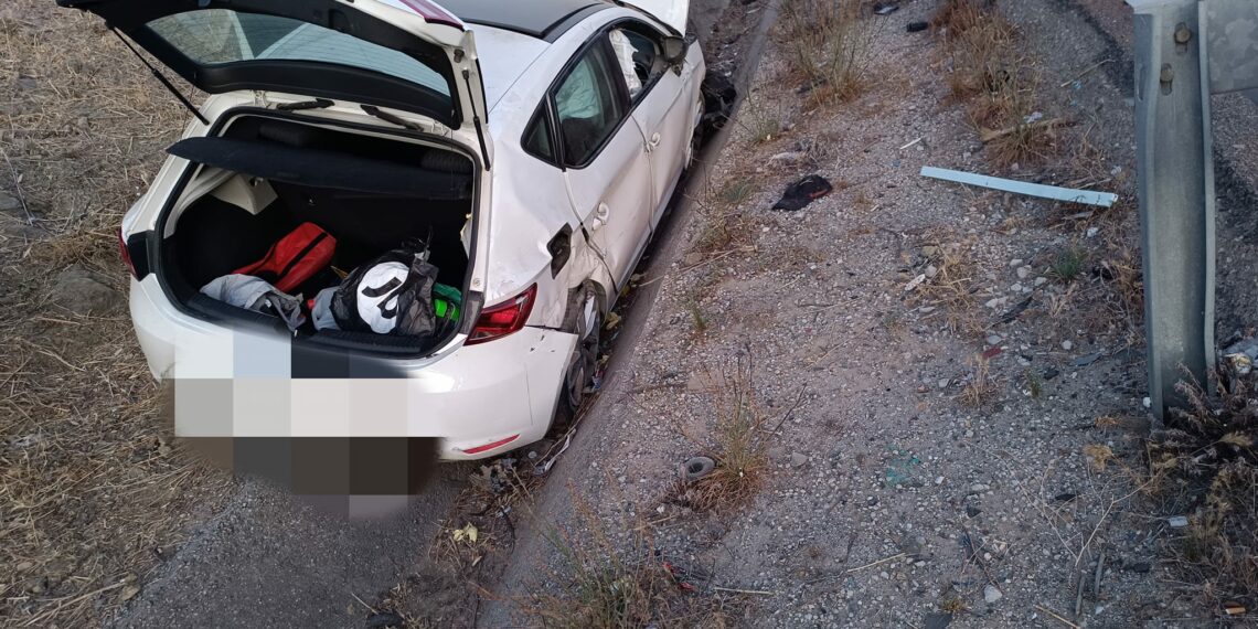Un aparatoso accidente tiene lugar en la mañana del sábado en la AP-7, a la altura de Estepona