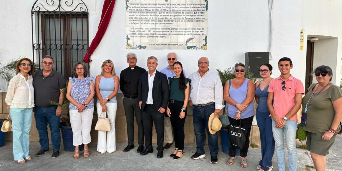 El Ayuntamiento recupera el paso por Estepona de Diego de Torres y Villarroel, uno de los escritores más peculiares del siglo XVIII