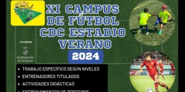 Estepona celebra la XI edición del Campus de Fútbol CDC Estadio Verano, con la participación del jugador del Atlético de Madrid Dani Muñoz