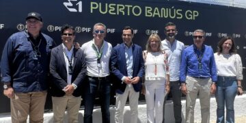 Francisco Salado destaca la repercusión para la Costa del Sol de la celebración del campeonato de E1 en Marbella