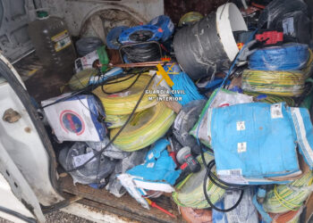 Desarticulada en Mijas y Fuengirola una organización criminal dedicada al robo de material en empresas de construcción