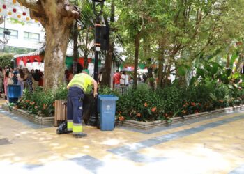 Retiran casi 50 toneladas de residuos en la Feria de San Bernabé