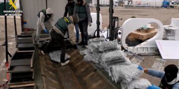 Detenidas 28 personas en Almería, Málaga, Toledo y Zaragoza acusadas de tráfico internacional de marihuana